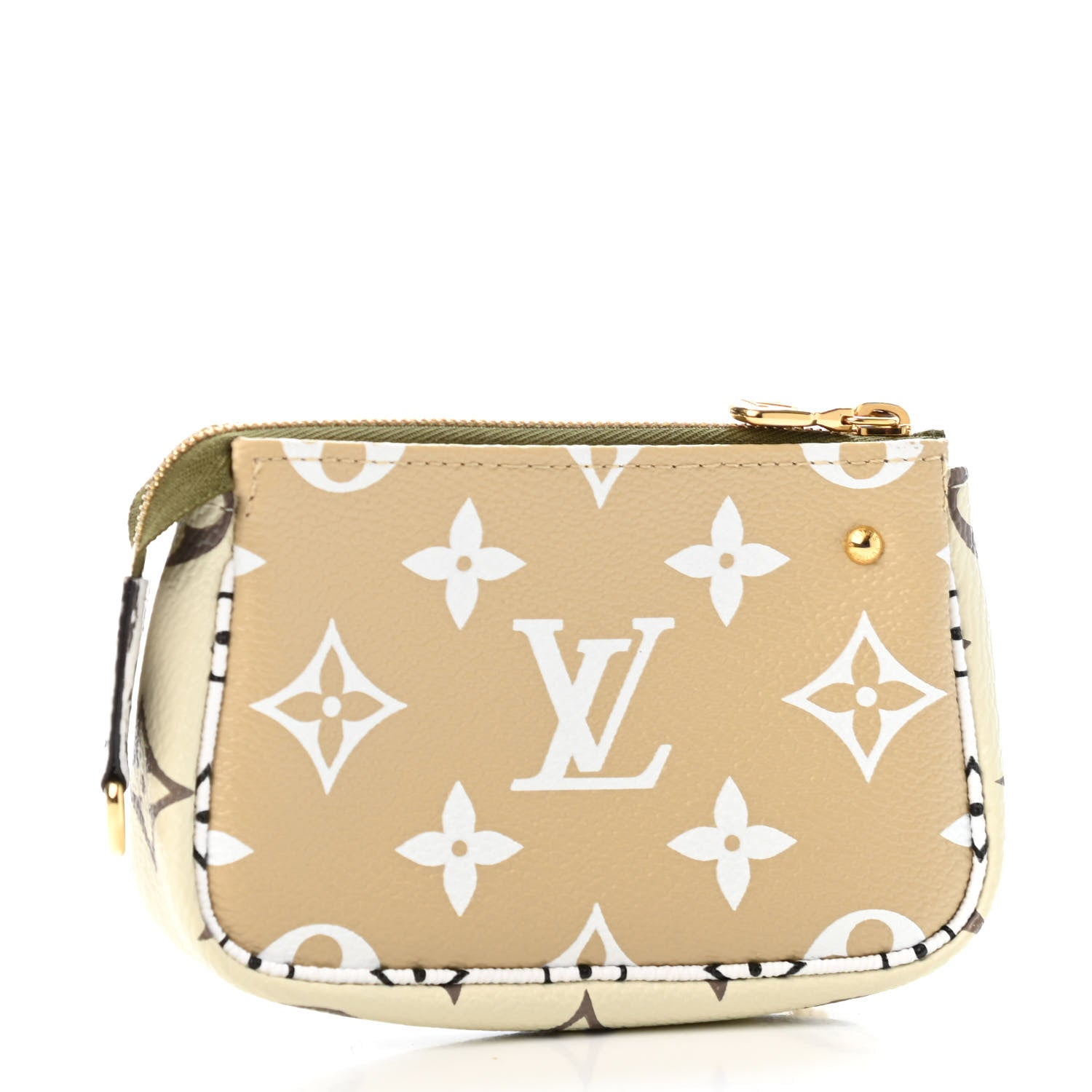 Louis Vuitton Monogram Giant Micro Pochette Accessories Kaki White 2 of 4