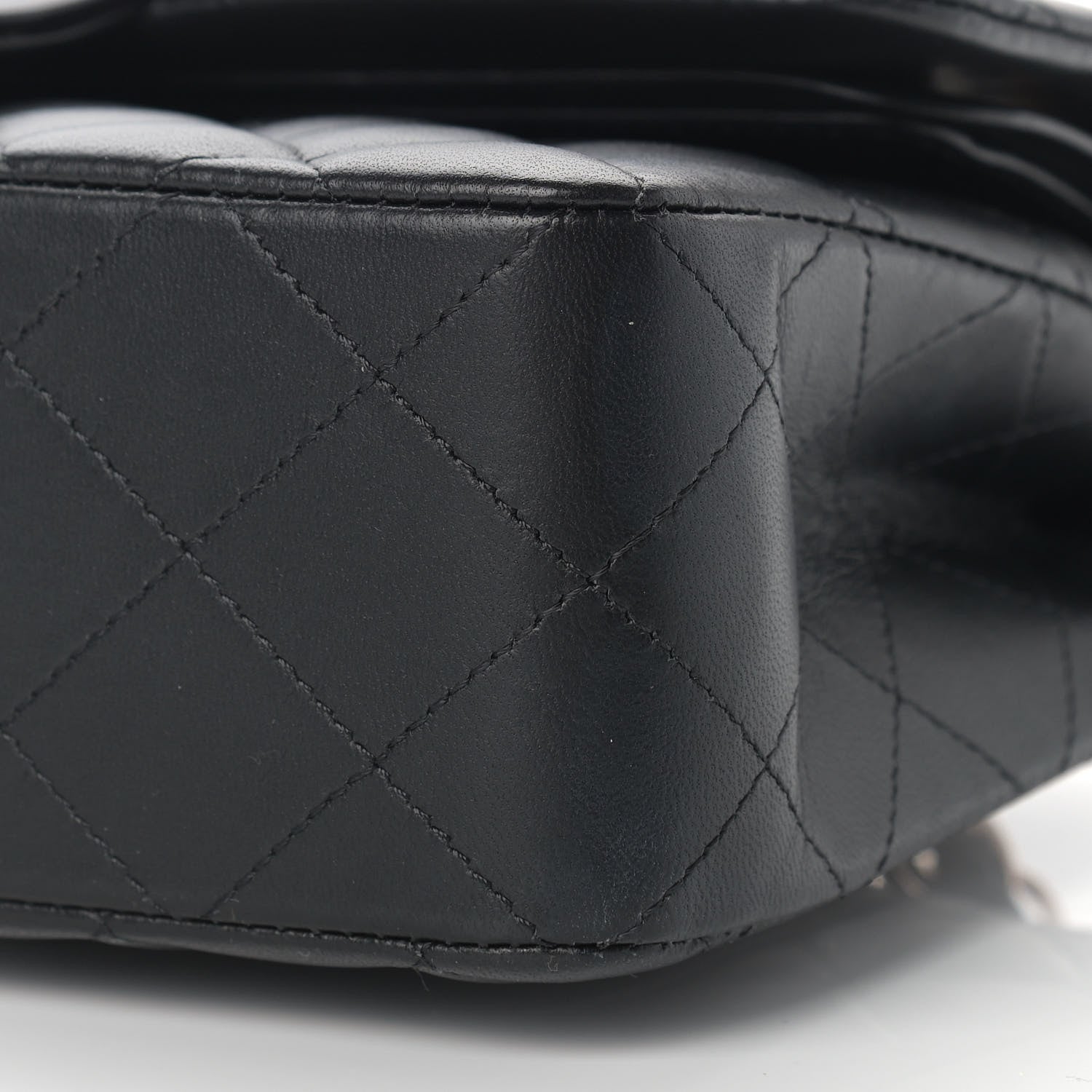 Chanel Lambskin Quilted Small Double Flap Black 9 of 12