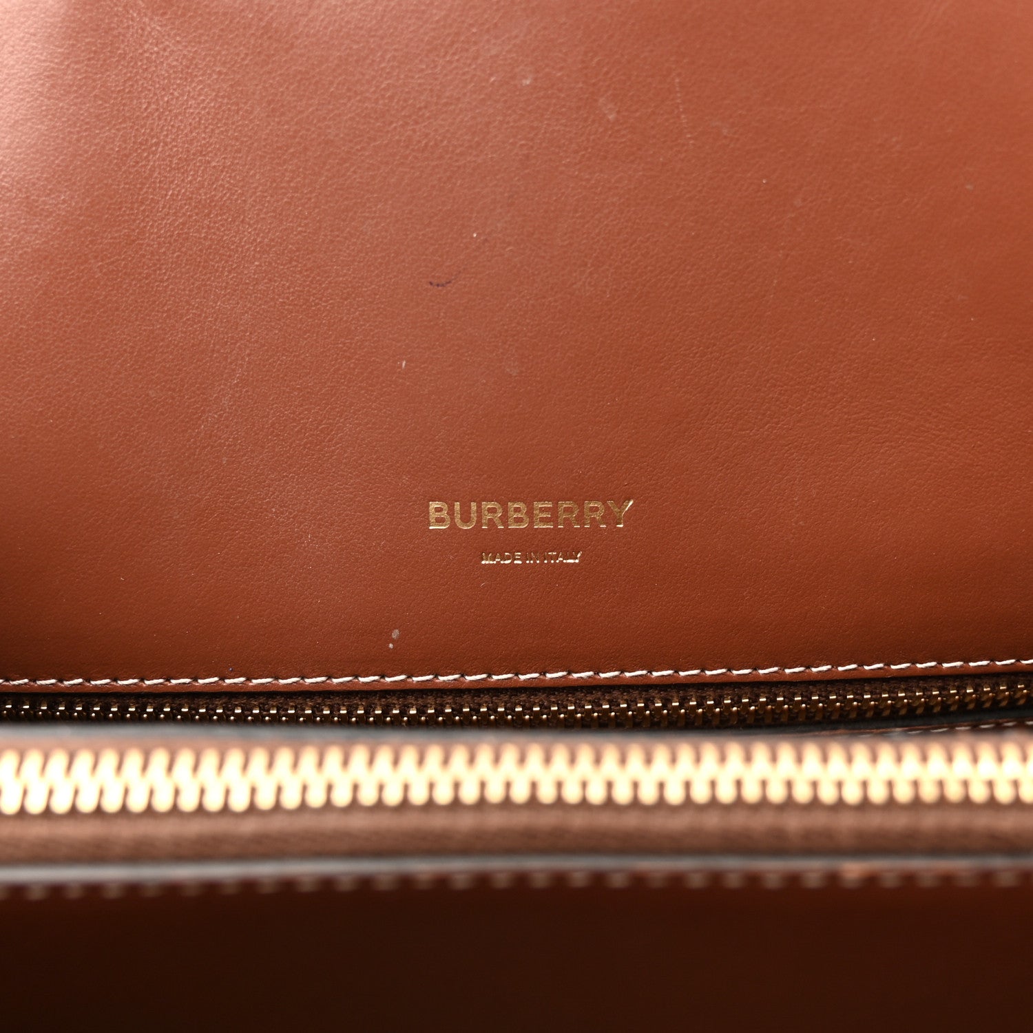 Burberry Calfskin Vintage Check Small Two Handle Title Bag Black 7 of 14