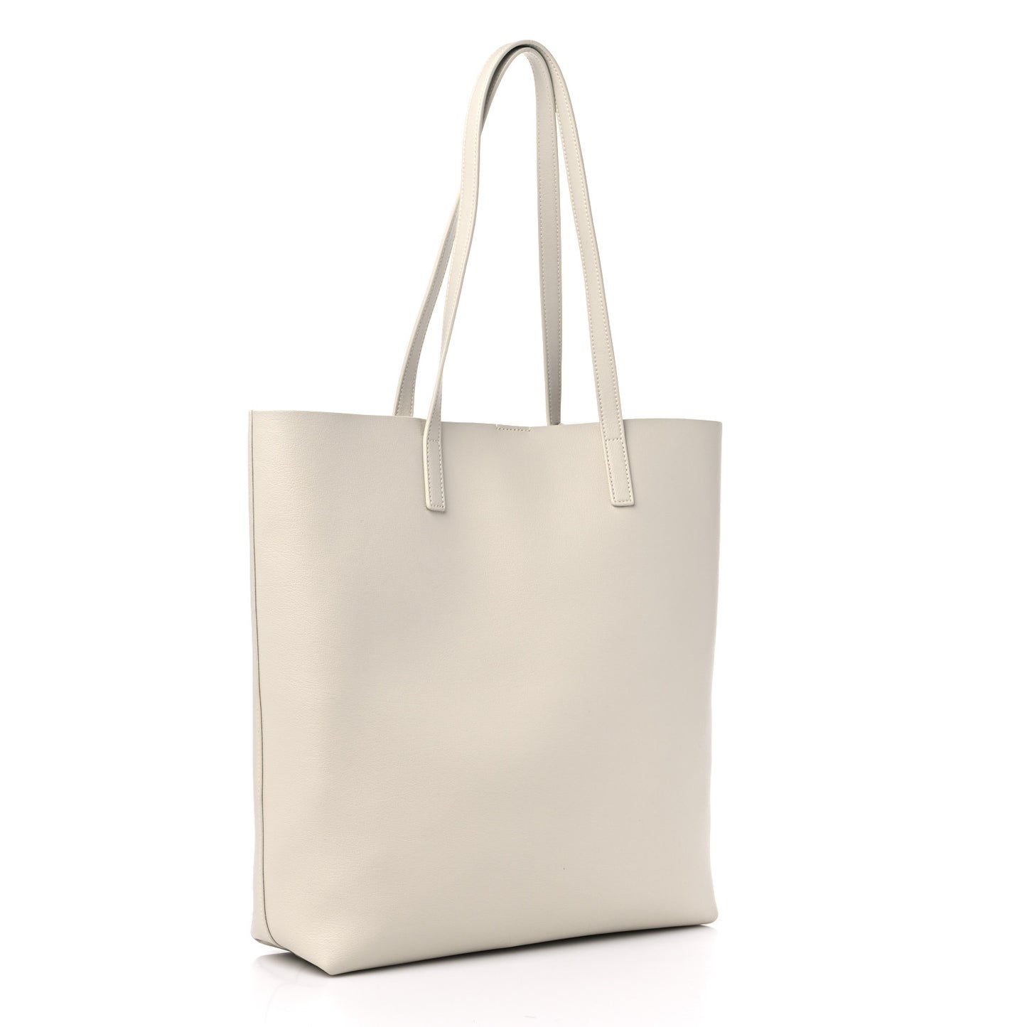Calfskin North South Shopping Tote Porcellana