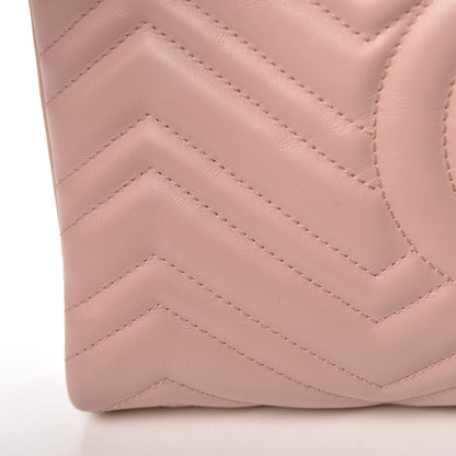 Gucci Calfskin Matelasse GG Marmont Double Zip Chain Bag Perfect Pink 11 of 13