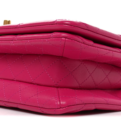 Chanel Lambskin Quilted On And On Small Chain Flap Fuchsia 10 of 10