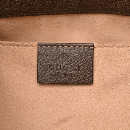 Gucci GG Supreme Monogram Web Small Ophidia Bucket Bag Brown 6 of 10