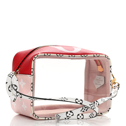 Louis Vuitton Monogram Giant Beach Pouch Rouge 3 of 11