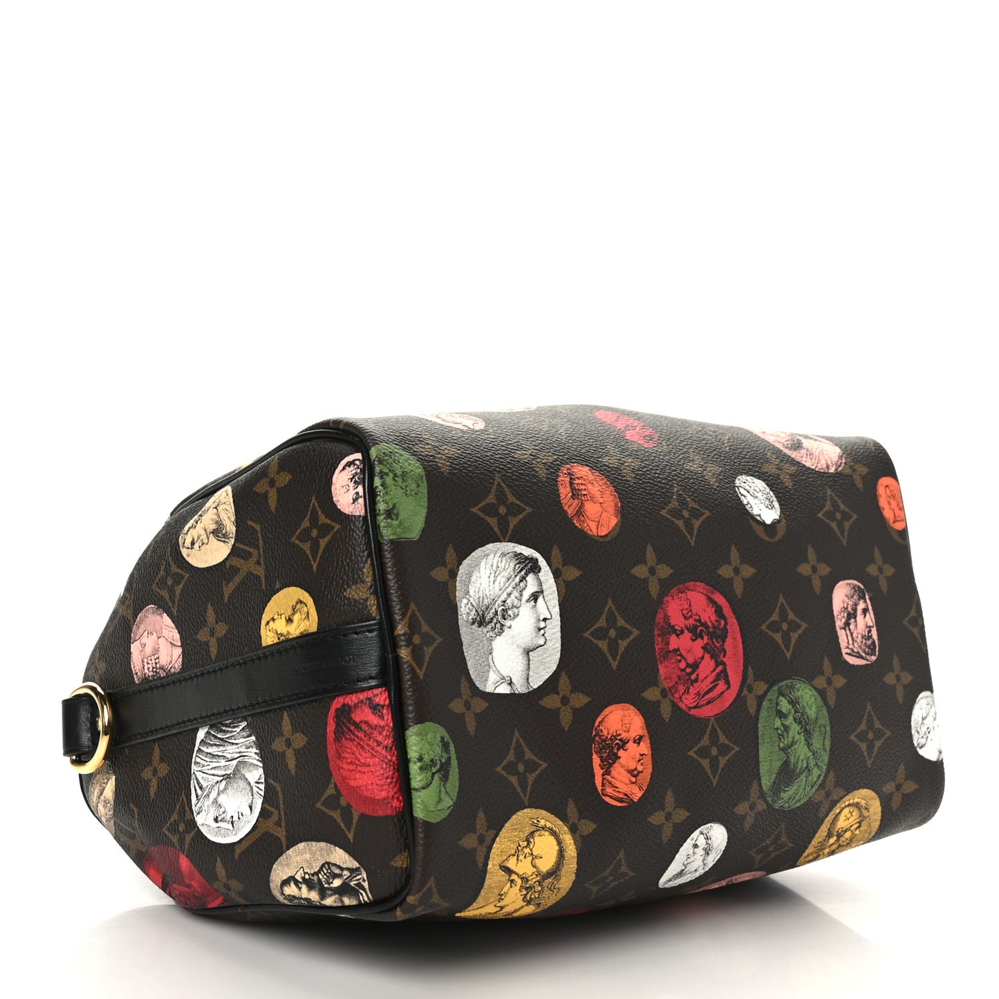 X FORNASETTI Monogram Cameo Speedy Bandouliere 25