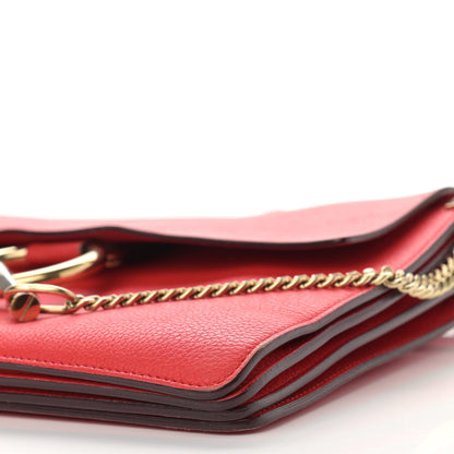 Chloe Calfskin Medium Faye Shoulder Bag Red 5 of 12