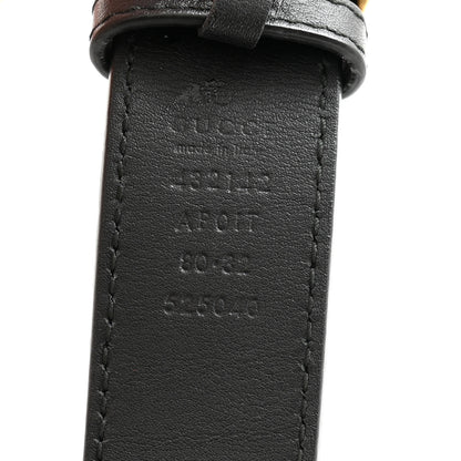 Gucci Moon Calfskin Crystal Dionysus 30mm Belt 80 32 Black Green Diamond 5 of 9