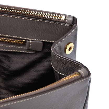 Prada Saffiano Large Galleria Double Zip Tote Argilla 15 of 16