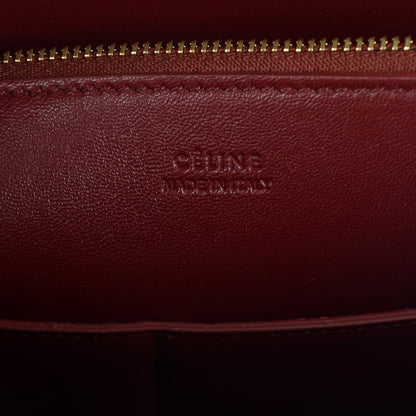 Celine Goatskin Smooth Calfskin Small Ring Bag Dark Ruby 6 of 9
