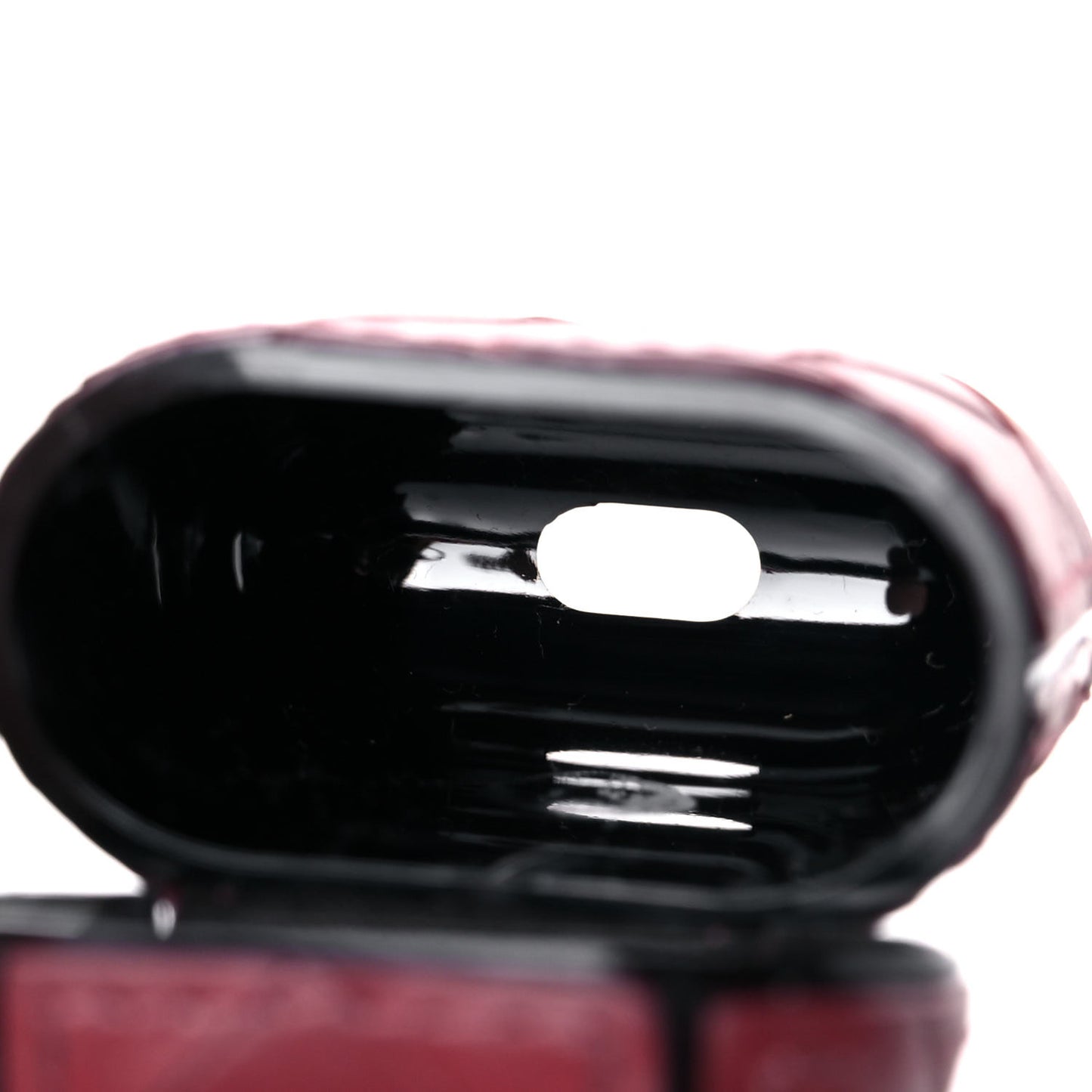 Nappa Intrecciato Airpods Case Claret