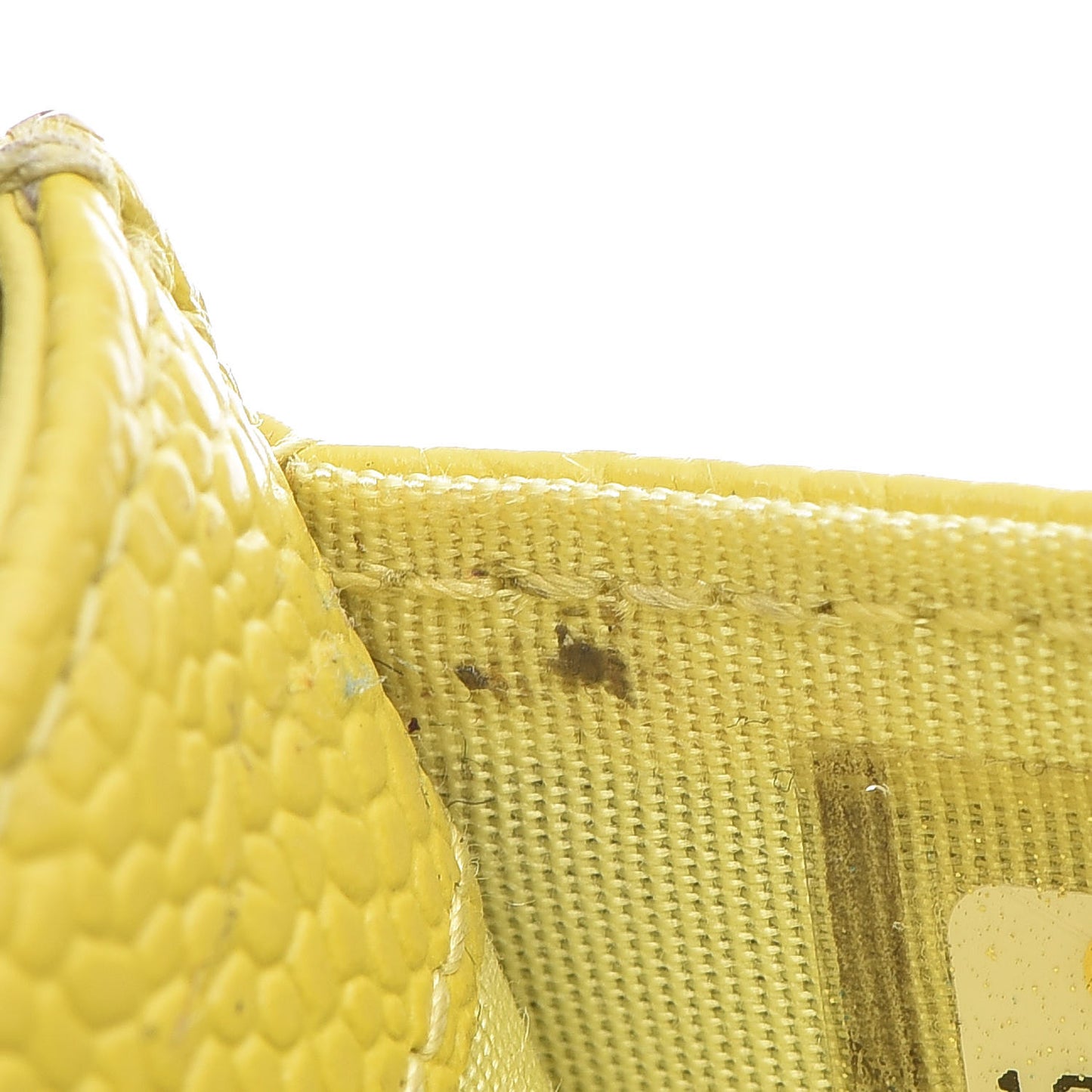 Caviar CC Timeless Card Holder Yellow