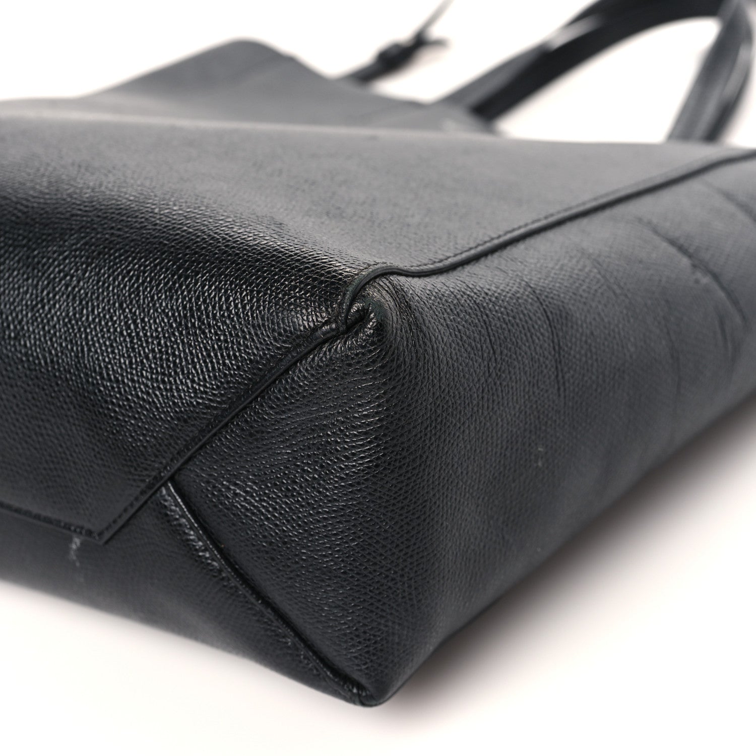 Celine Grained Calfskin Small Vertical Cabas Black 8 of 10