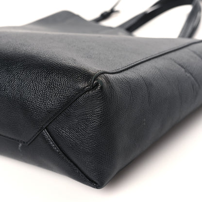 Celine Grained Calfskin Small Vertical Cabas Black 8 of 10