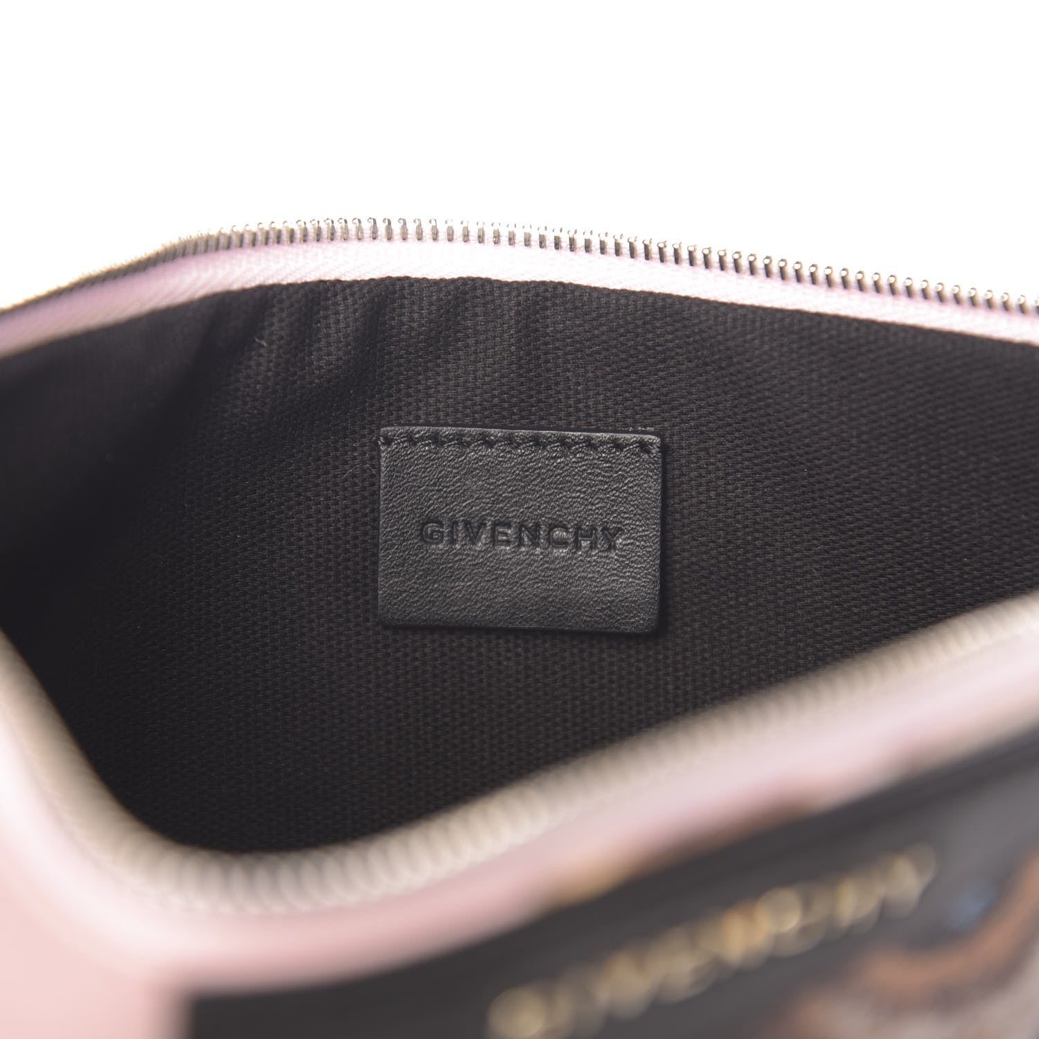 Givenchy Coated Canvas Butterfly Print Large Flat Zip Pouch Multicolor 6 of 7