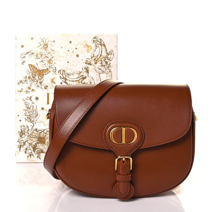 Christian Dior Box Calfskin Medium Bobby Flap Dark Tan 9 of 9