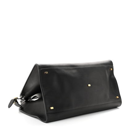 The Row Polished Saddle Calfskin Soft Margaux 17 Black 4 of 10