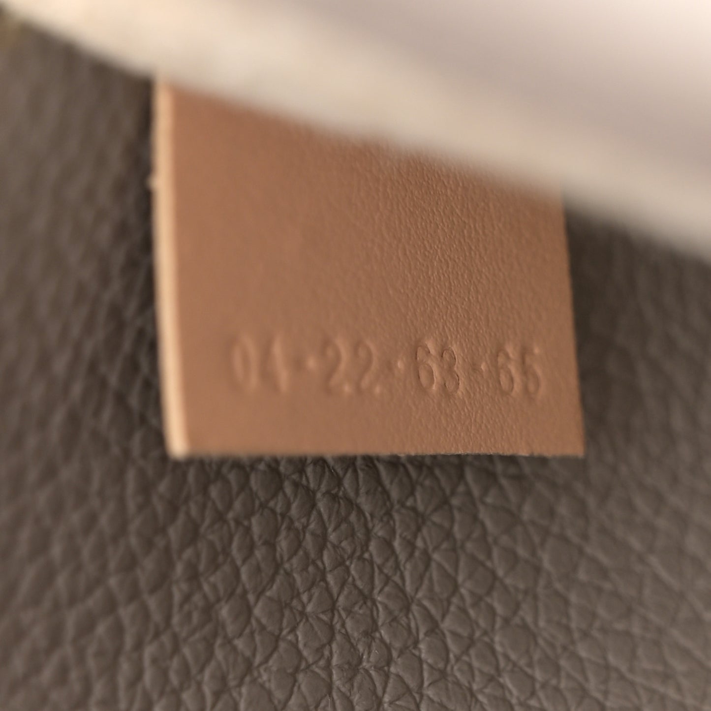 Grained Calfskin Medium Marcie Saddle Bag Cashmere Grey