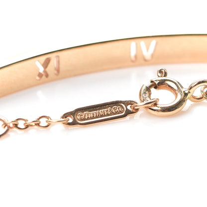 Tiffany 18K Rose Gold Diamond Atlas Bar Pierced Bracelet 4 of 7