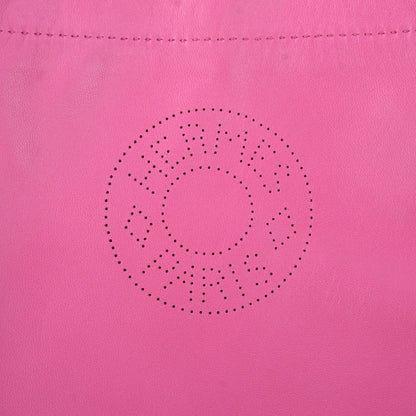 Hermes Milo Lambskin Clou De Selle Pouch Rose Tyrien 10 of 14