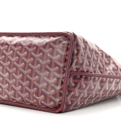 Goyard Goyardine Reversible Anjou PM Burgundy 11 of 14