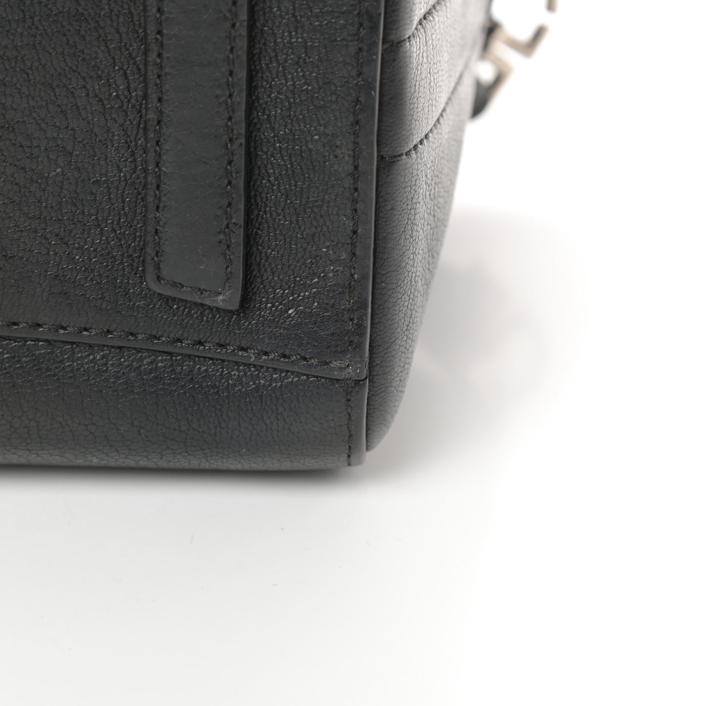 Sugar Goatskin Mini Antigona Black