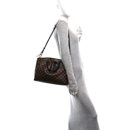 Louis Vuitton Damier Ebene Odeon Tote MM Black 2 of 9