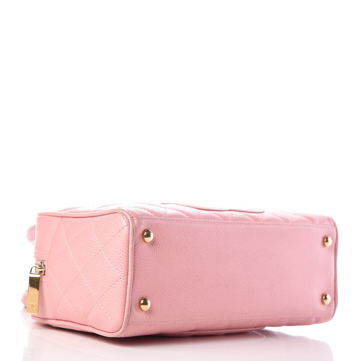 Chanel Caviar Quilted Small Bowler Pink 4 of 20