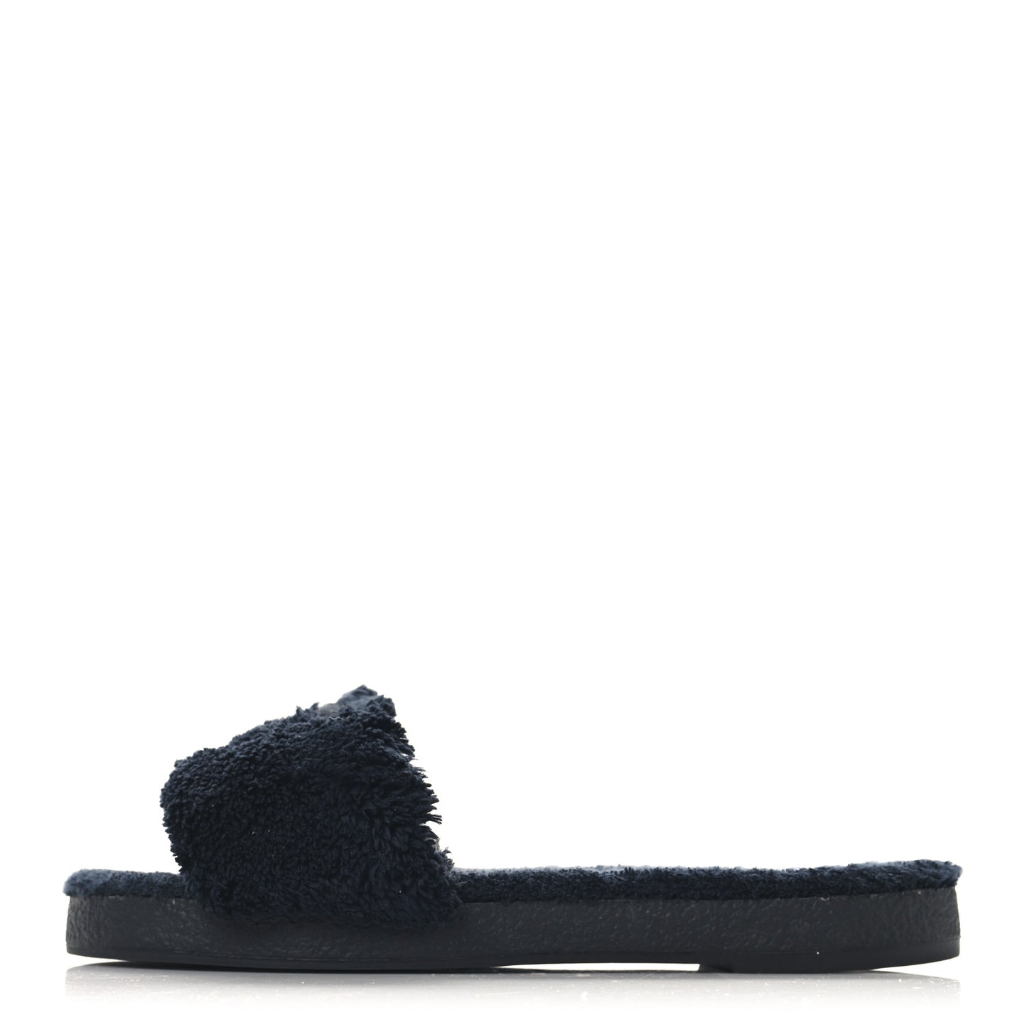 Terry CC Flat Mules Sandals 37 Navy