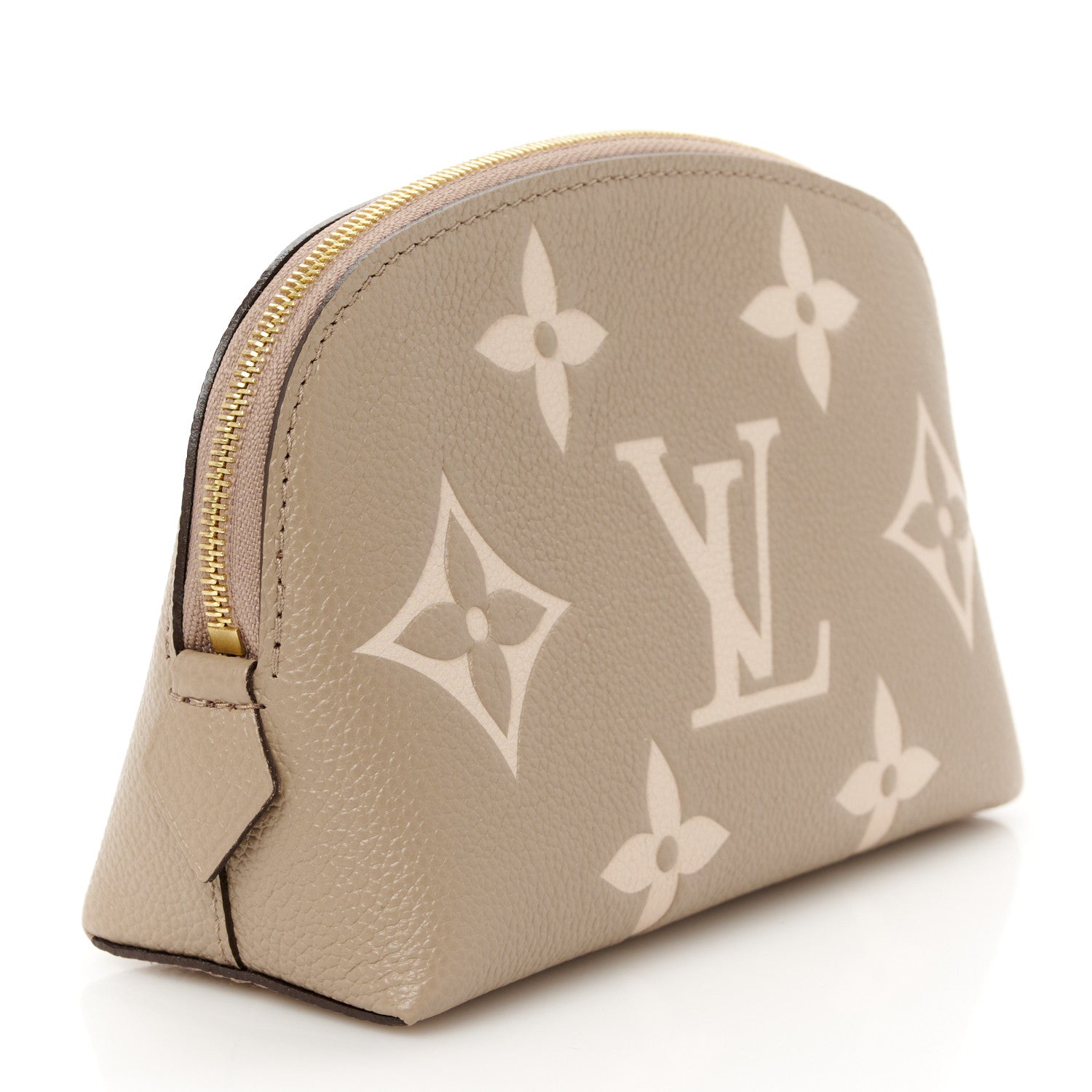 Louis Vuitton Empreinte Monogram Giant Cosmetic Pouch PM Tourterelle Crème 3 of 8