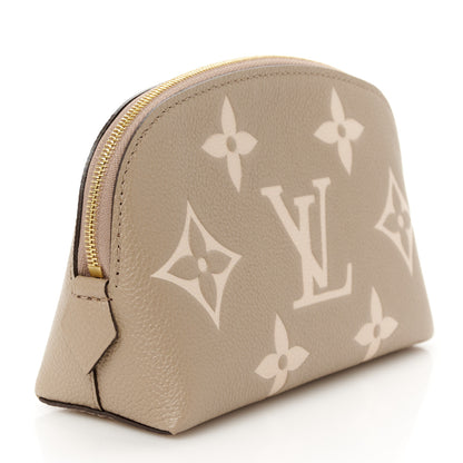 Louis Vuitton Empreinte Monogram Giant Cosmetic Pouch PM Tourterelle Crème 3 of 8
