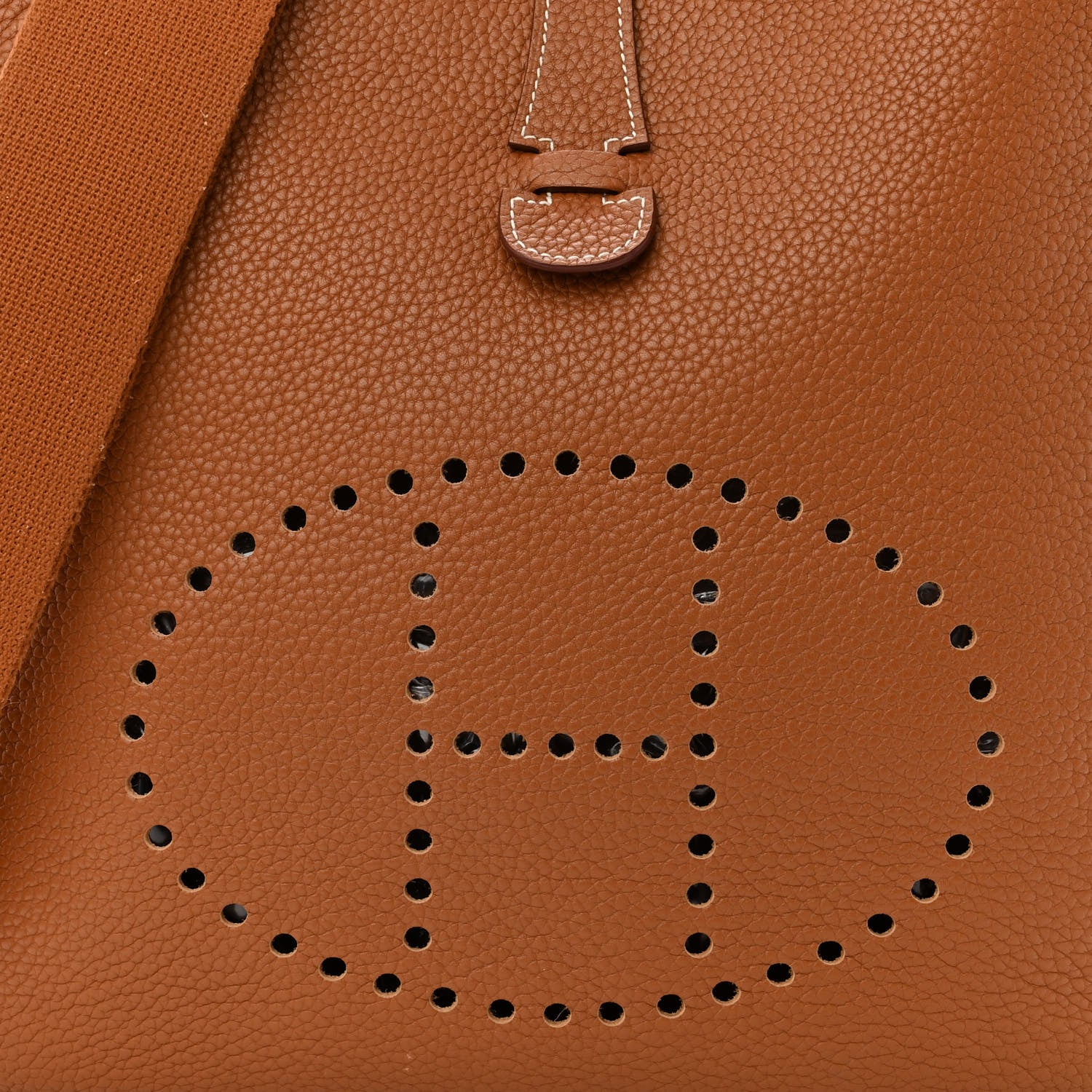 Hermes Taurillon Clemence Evelyne III GM Gold 8 of 12