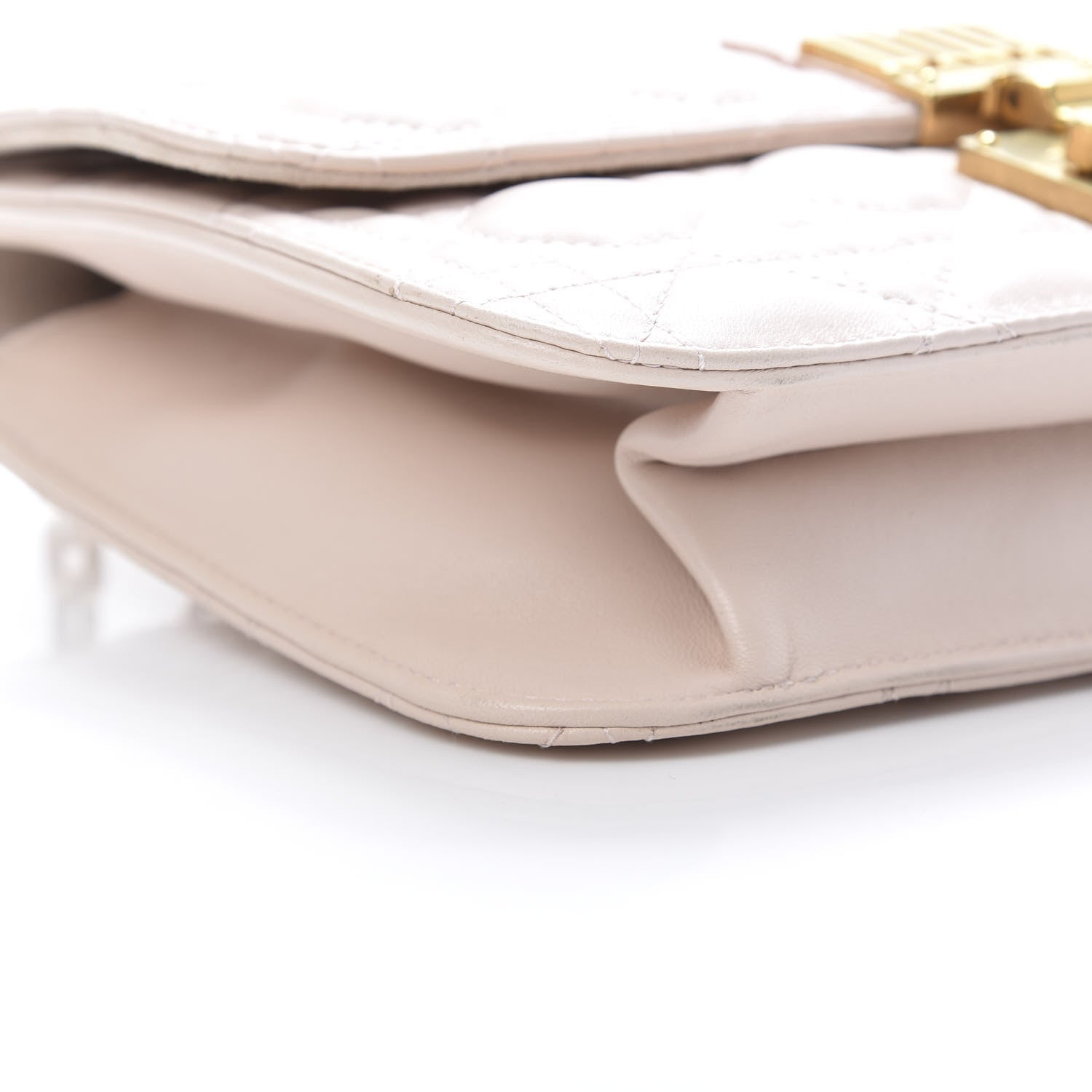 Christian Dior Lambskin Cannage Large Dioraddict Flap Rose Poudre 9 of 12