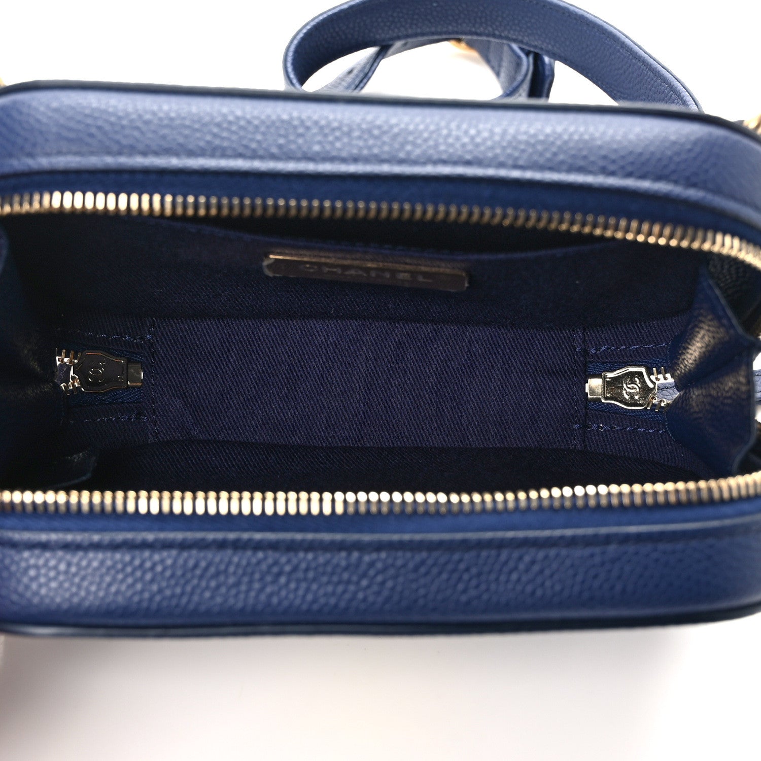 Chanel Caviar Stitched Waist Bag Blue 5 of 12