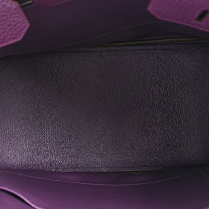 Hermes Togo Birkin 35 Ultraviolet 5 of 11