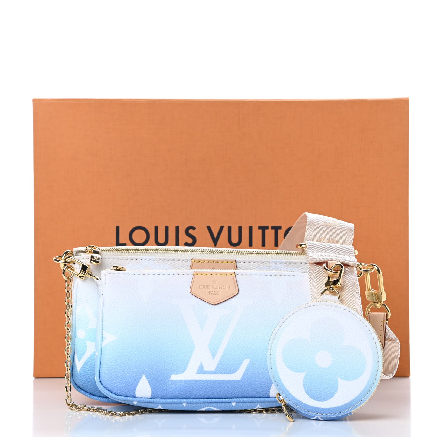 Monogram Giant By The Pool Multi Pochette Accessories Blue