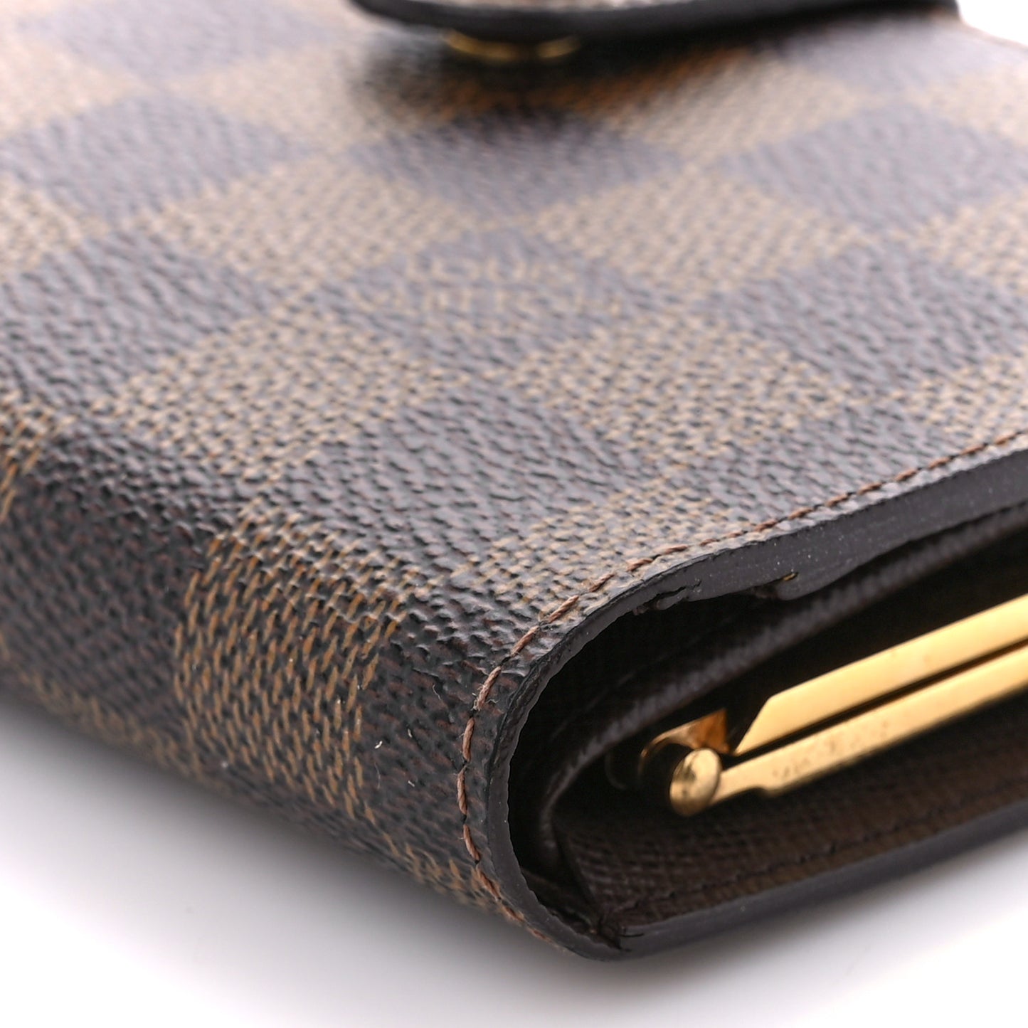 Damier Ebene French Purse Wallet