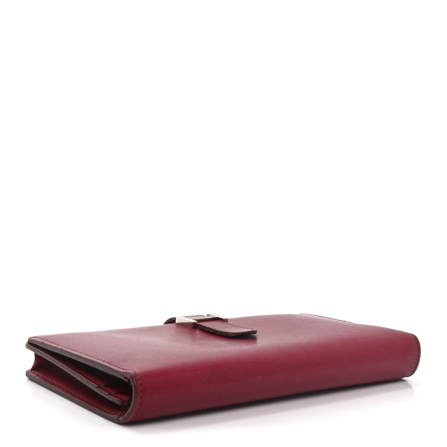 Tadelakt Bearn Gusset Wallet Rouge Vif