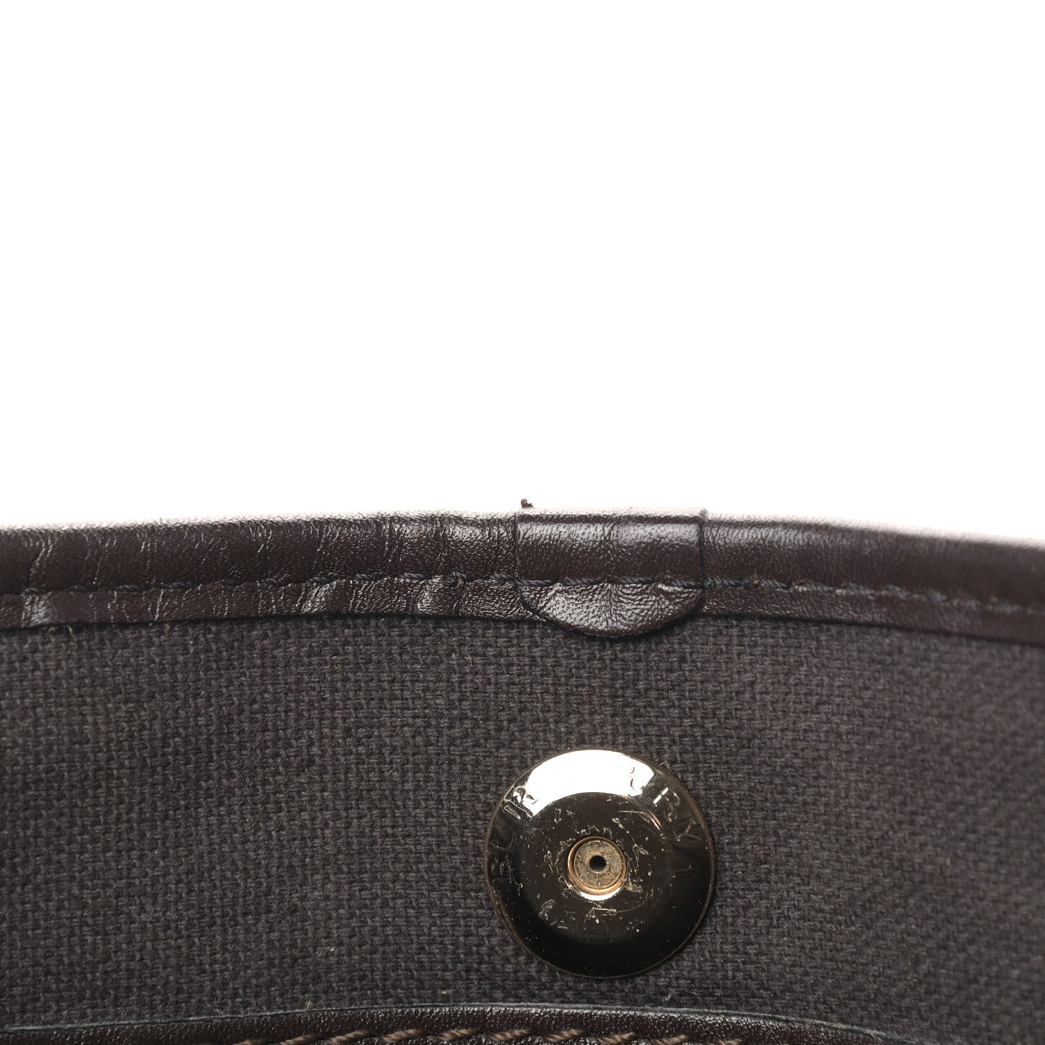 Burberry Haymarket Check Small Onslow Tote Chocolate 12 of 16