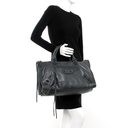 Balenciaga Agneau Classic Hardware Work Anthracite 2 of 8