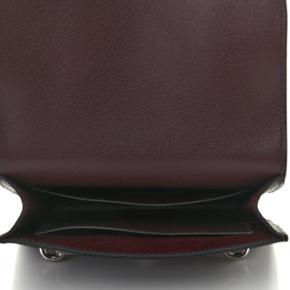 Hermes Evercolor Bi-Color Roulis Slim Wallet Rouge Sellier 5 of 7