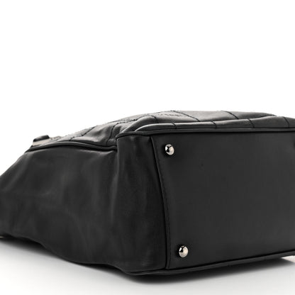 Chanel Lambskin Square Stitched Tote Black 9 of 11
