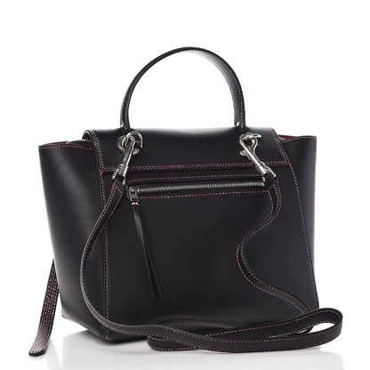 Celine Grained Calfskin Micro Stitch Belt Bag Black 4 of 10