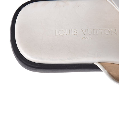 Louis Vuitton Calfskin Sandals 37 White 11 of 13