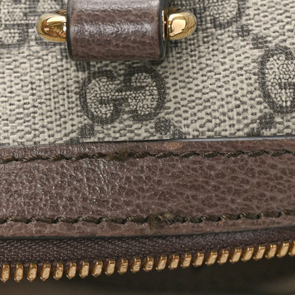 Gucci GG Supreme Monogram Web Small Ophidia Boston Bag Beige New Acero 11 of 12