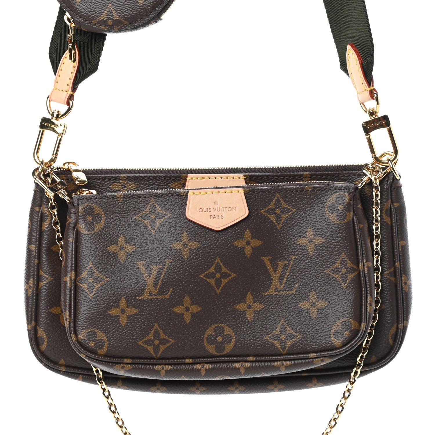 Louis Vuitton Monogram Multi Pochette Accessories Kaki 7 of 9