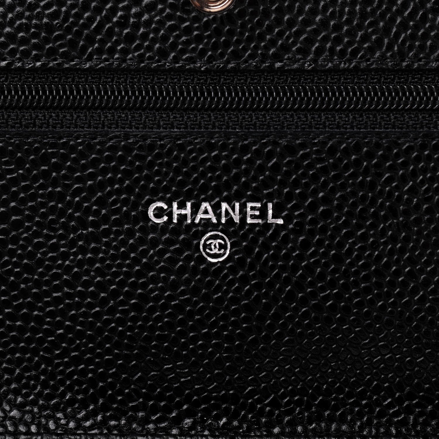 Chanel Caviar Quilted Wallet On Chain WOC Black 8 of 10