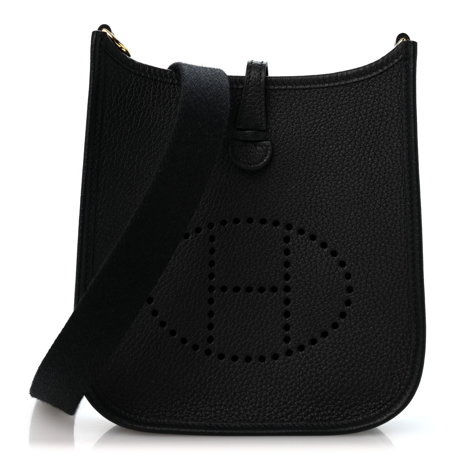 Hermes Taurillon Clemence Evelyne TPM Black 1 of 11