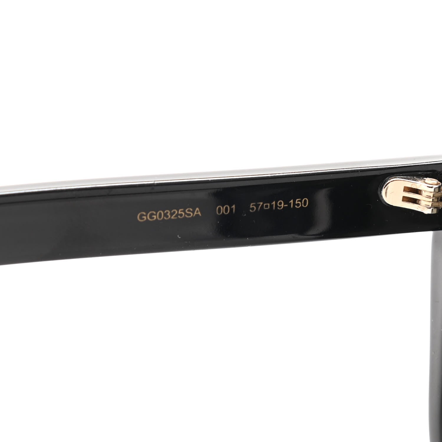 Gucci Cat Eye Sunglasses GG 0325S Black 6 of 9