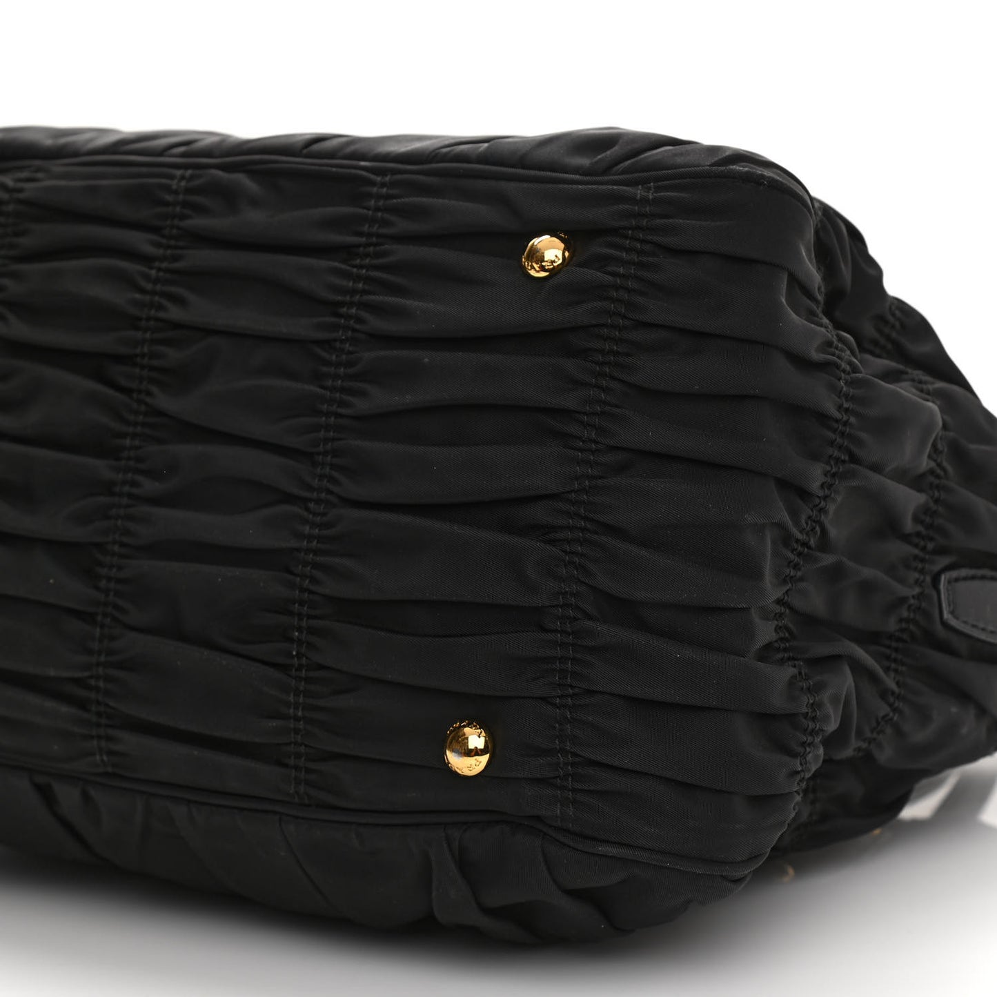 Tessuto Nylon Gaufre Tote Black