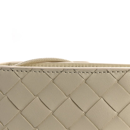 Bottega Veneta Nappa Intrecciato Long Andiamo Top Handle Clutch Sea Salt 9 of 9